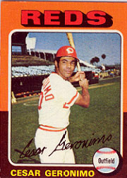 1975 Topps Baseball Cards      041      Cesar Geronimo